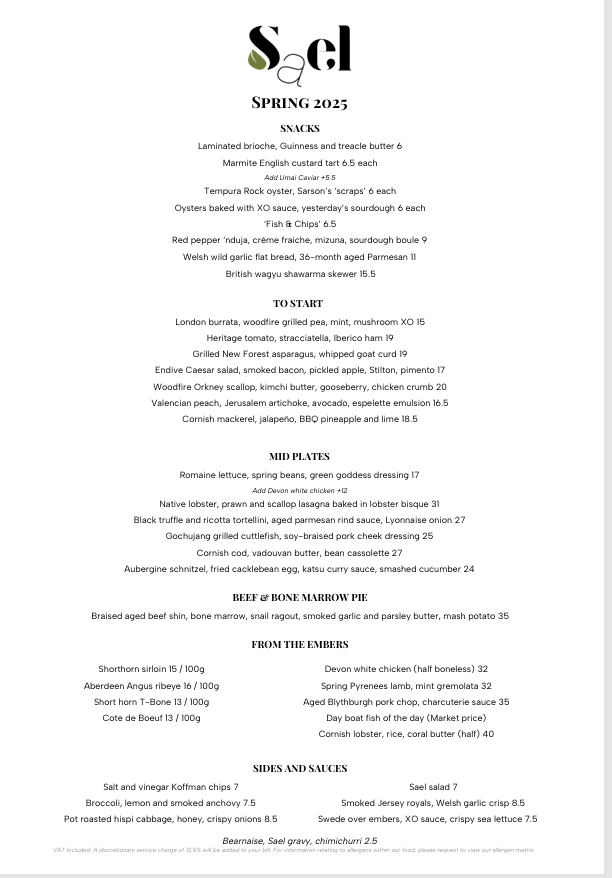 A LA CARTE